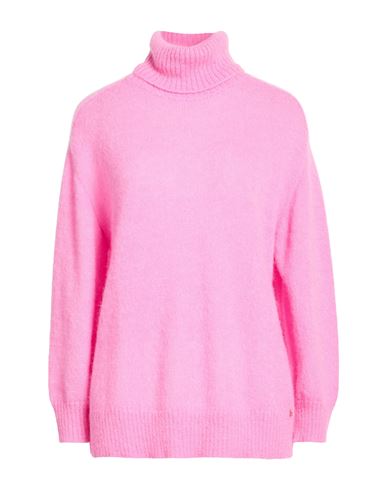 Woman Turtleneck Pink Size 2 Superkid mohair, Baby alpaca wool, Polyamide