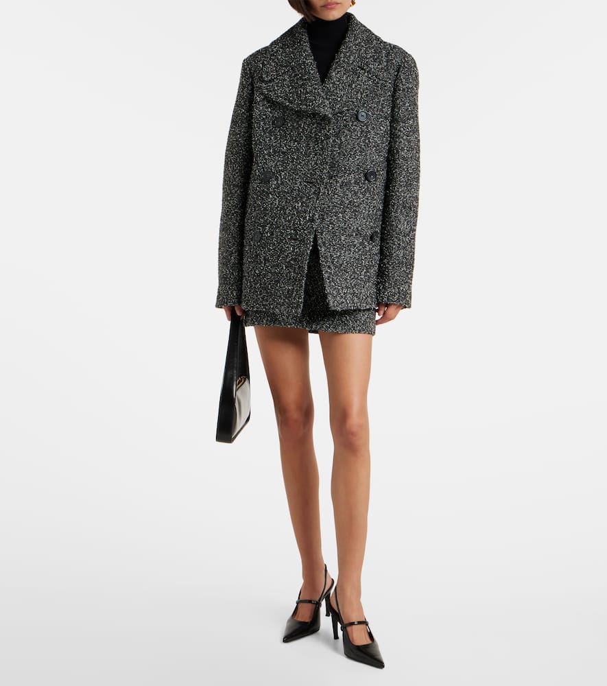 Olaf wool and cotton-blend coat