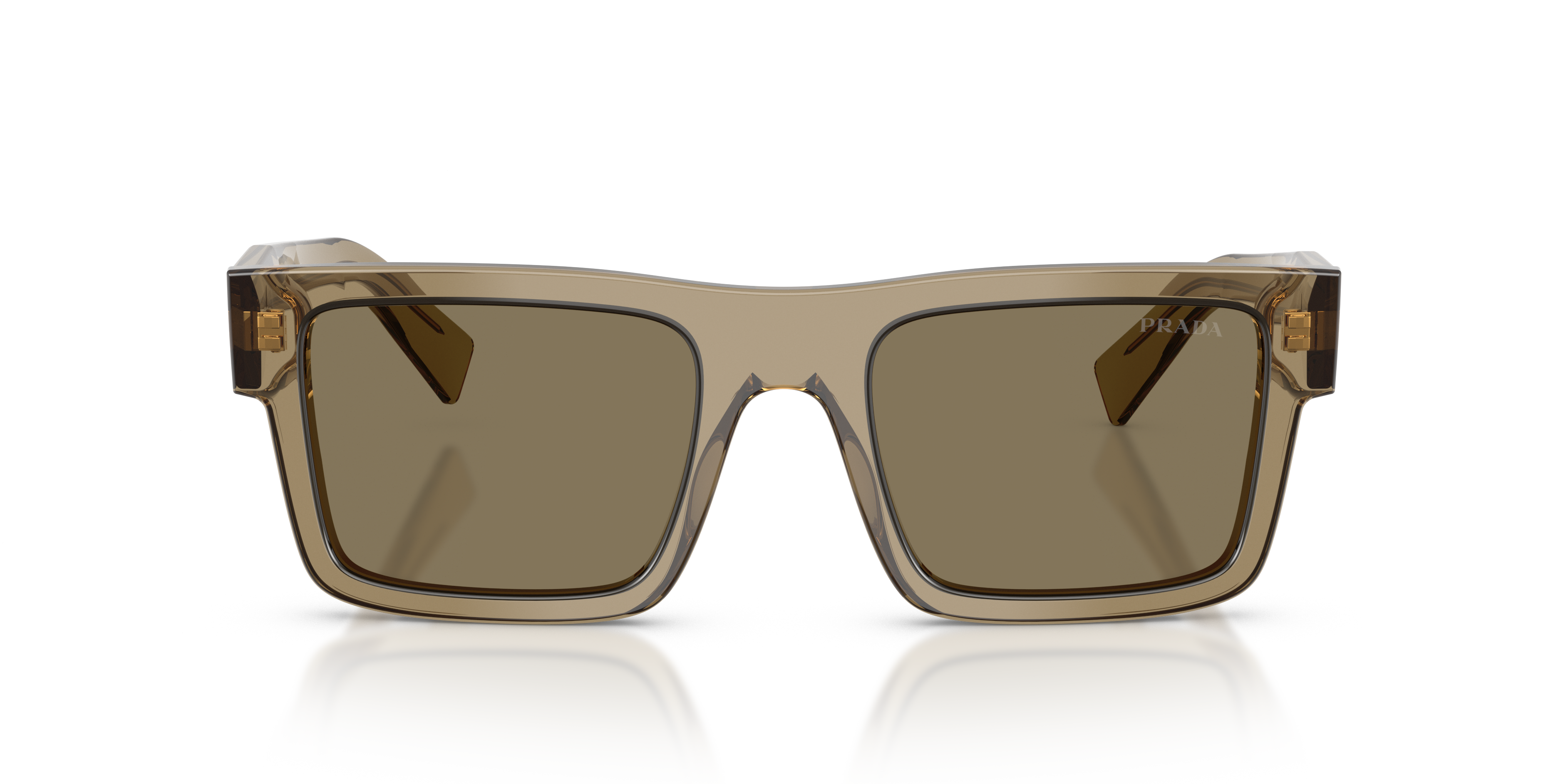 Prada Man Prada PR 29E90F Sunglasses Acetate Brown Squared Norma