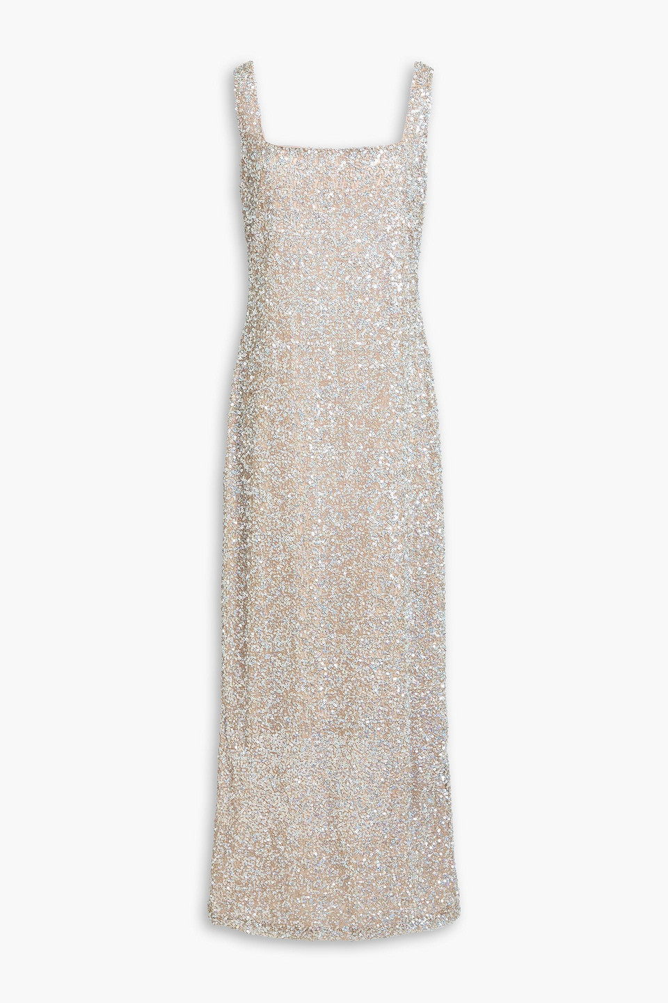 Harper sequined tulle gown - Neutral - FR 42