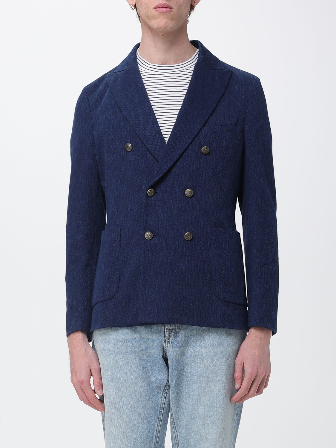 Jacket Men color Blue