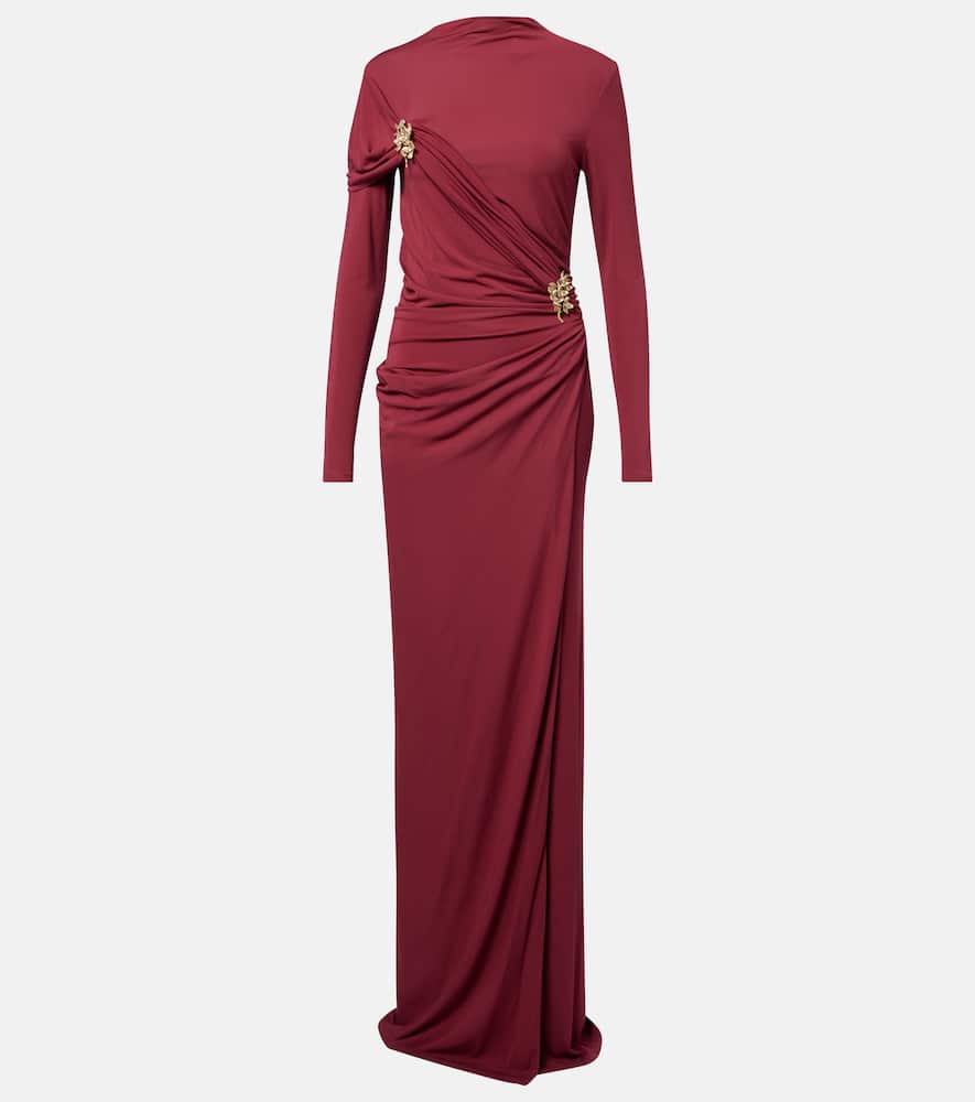 Izadora embellished jersey gown