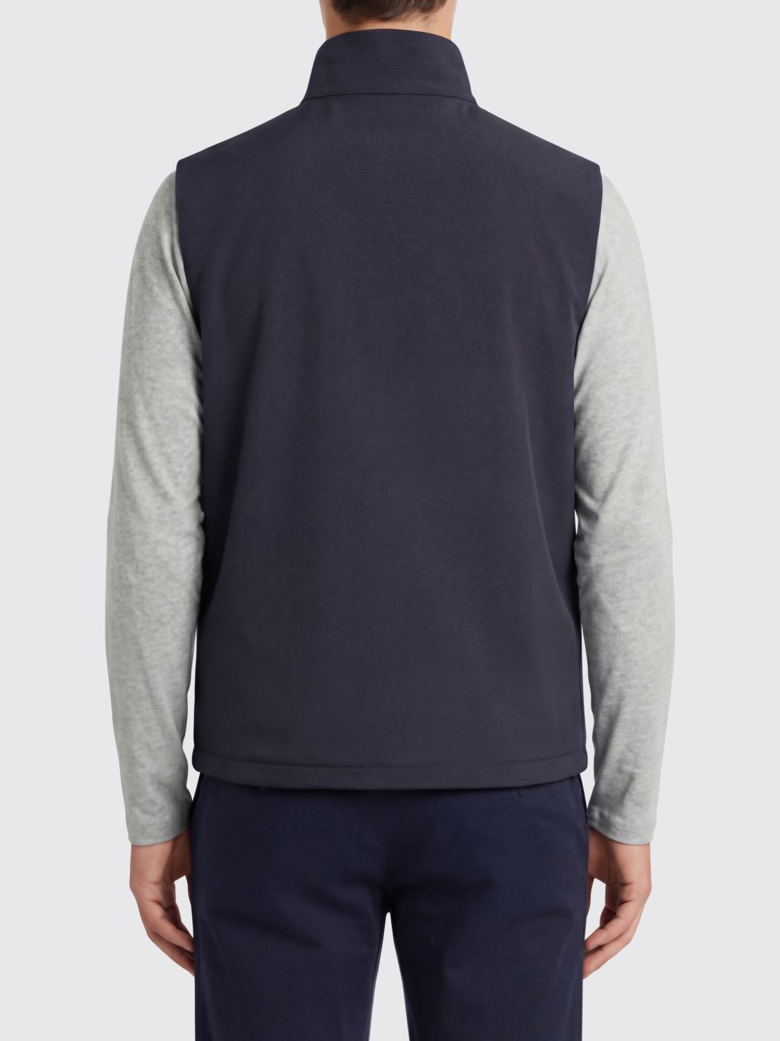 Suit Vest Men color Blue