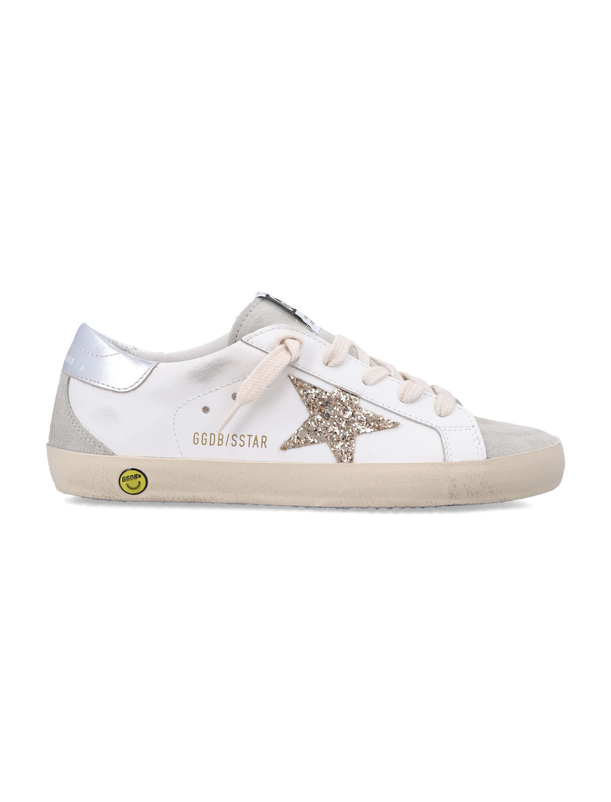 Glitter Star Leather Sneakers