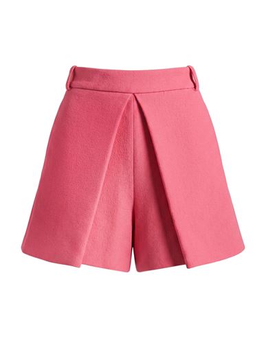Woman Shorts & Bermuda Shorts Fuchsia Size 2 Wool