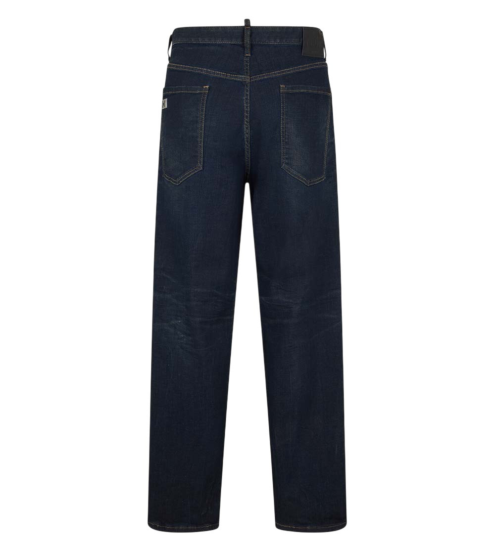 Navy Blue Mid Rise Jeans