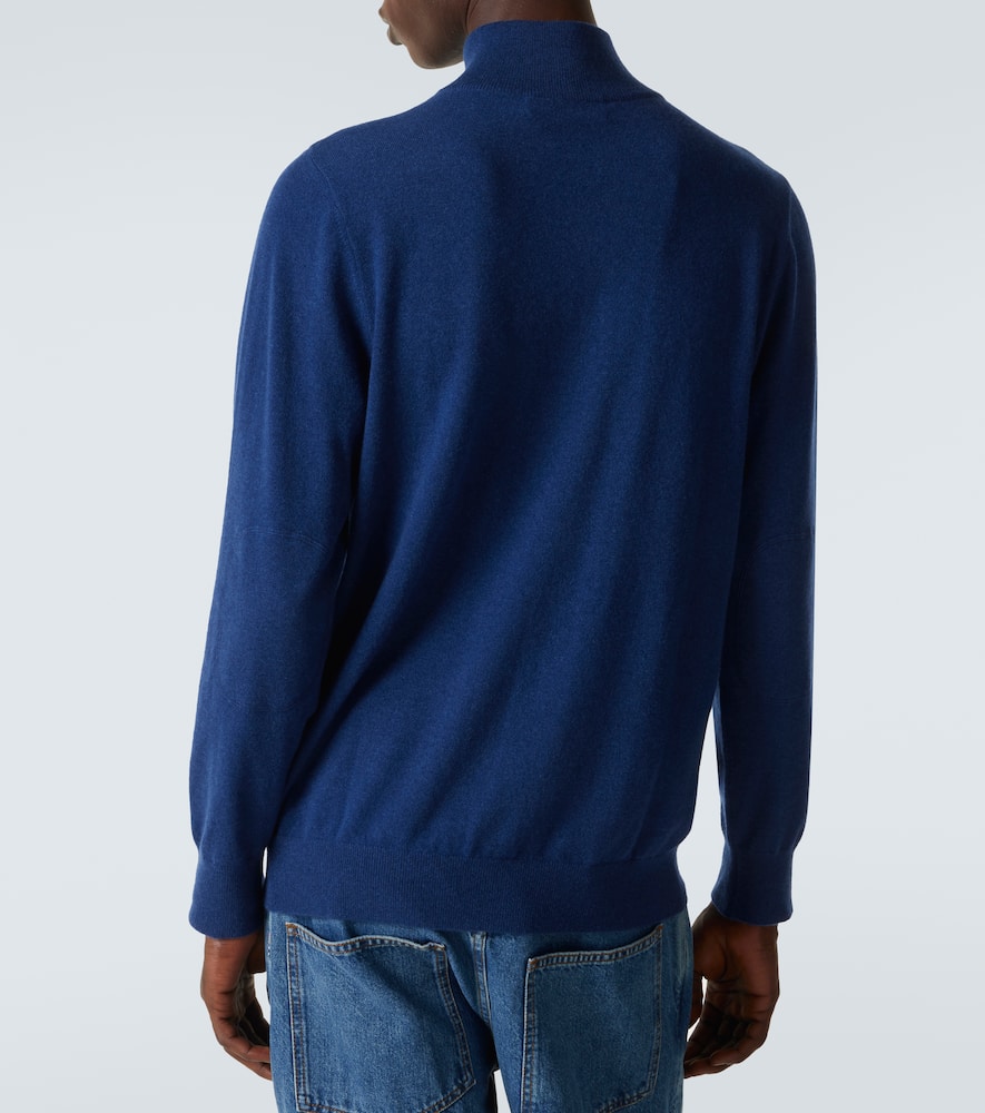 Mr Fenchurch cashmere half-zip sweater