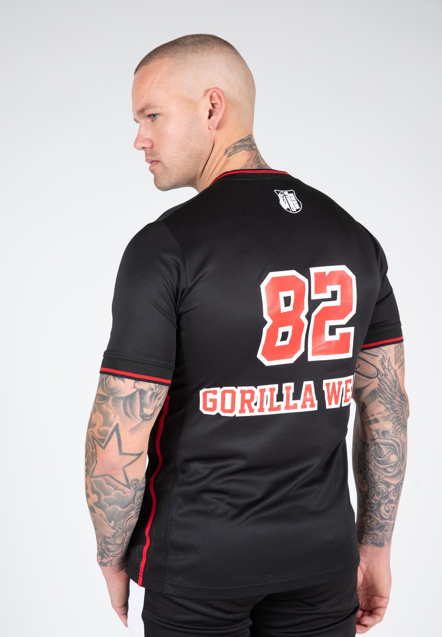 San Mateo T-shirt - Black/Red