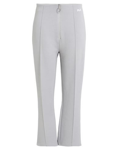 Woman Pants Grey Size S Cotton, Polyester, Elastane