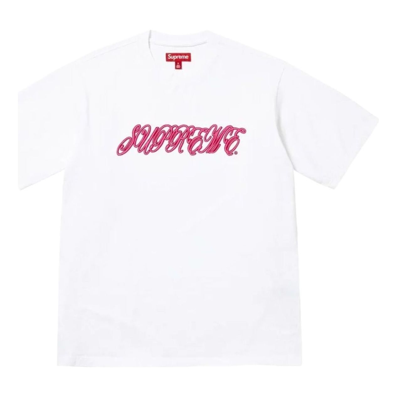 SS26 Raised Script S/S T-Shirt 'White'