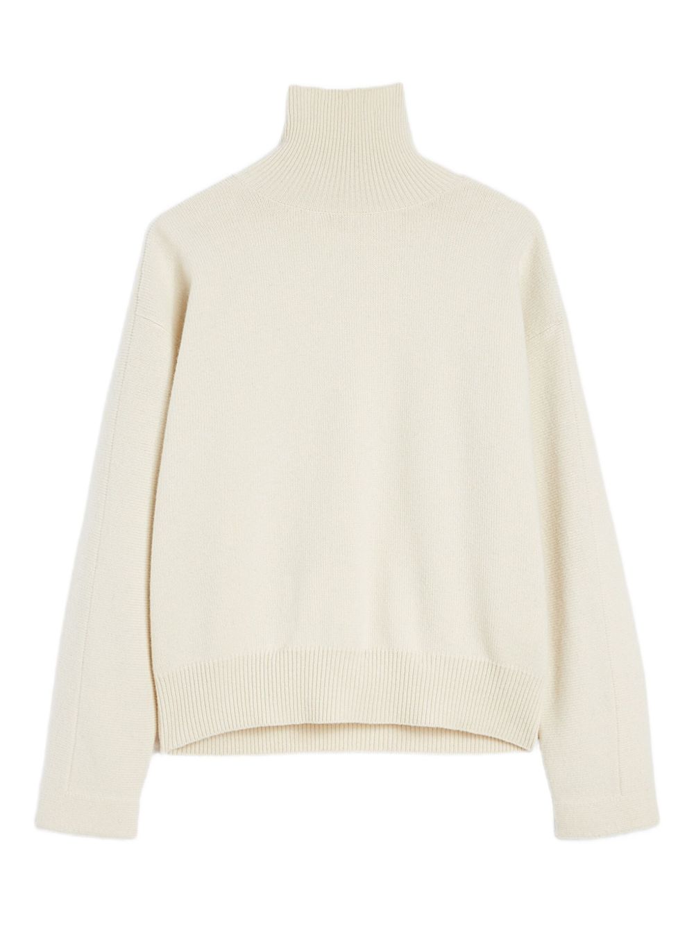 High-neck sweater - Black