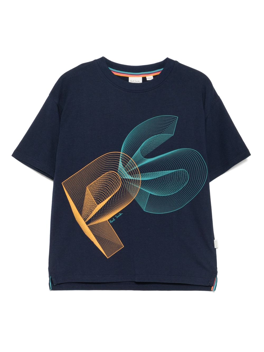 Graphic-print T-shirt - Blue