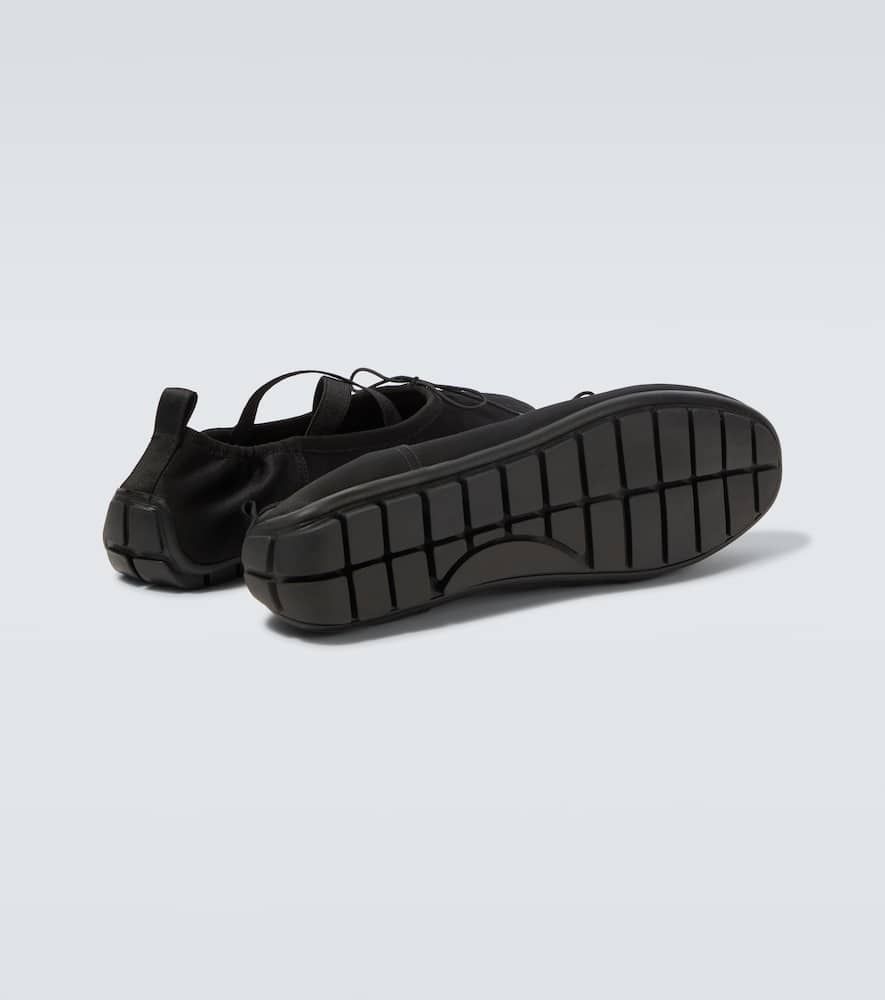 Simone Rocha Grip satin ballet flats
