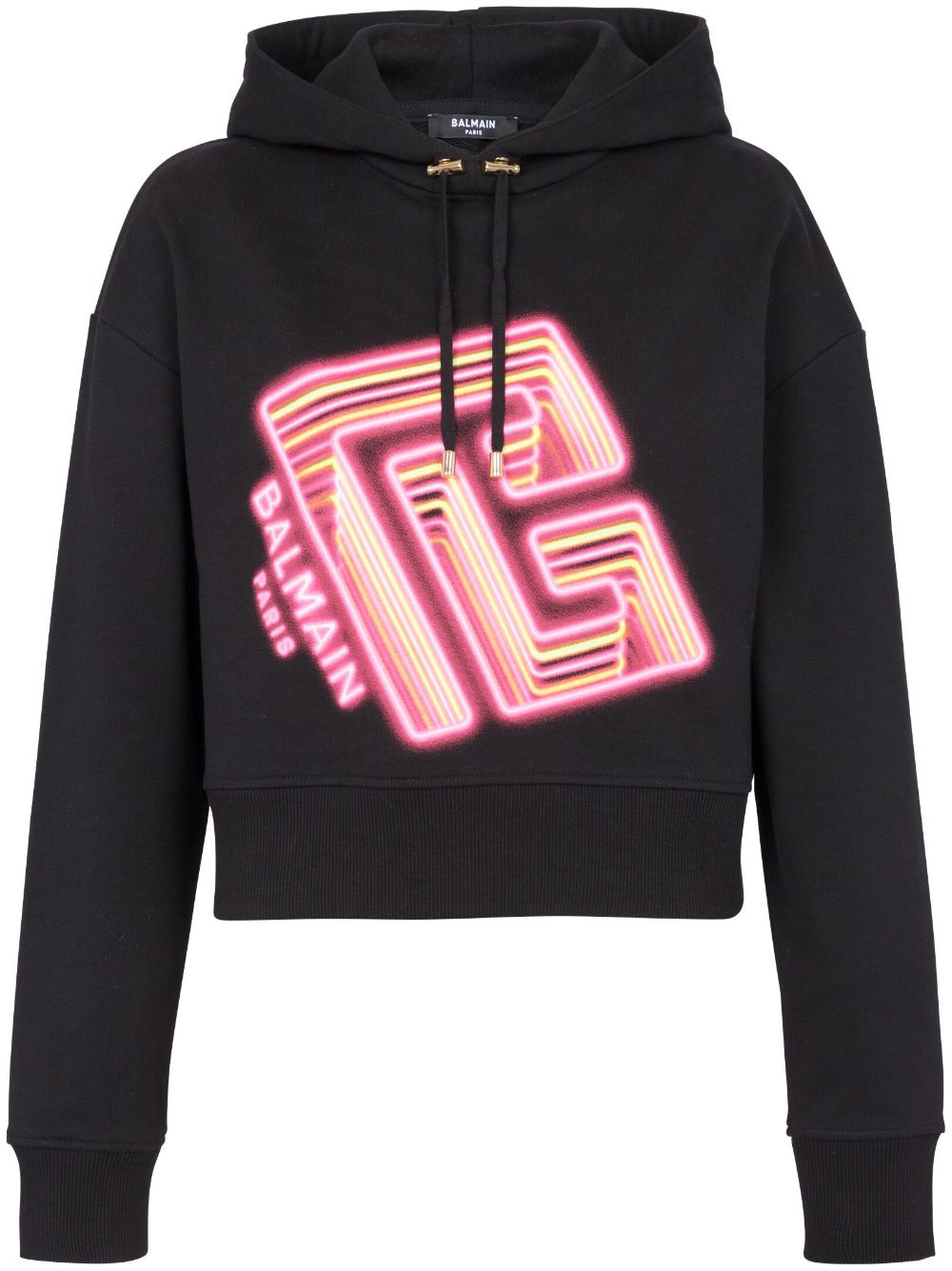 Logo-print cotton hoodie - EJX