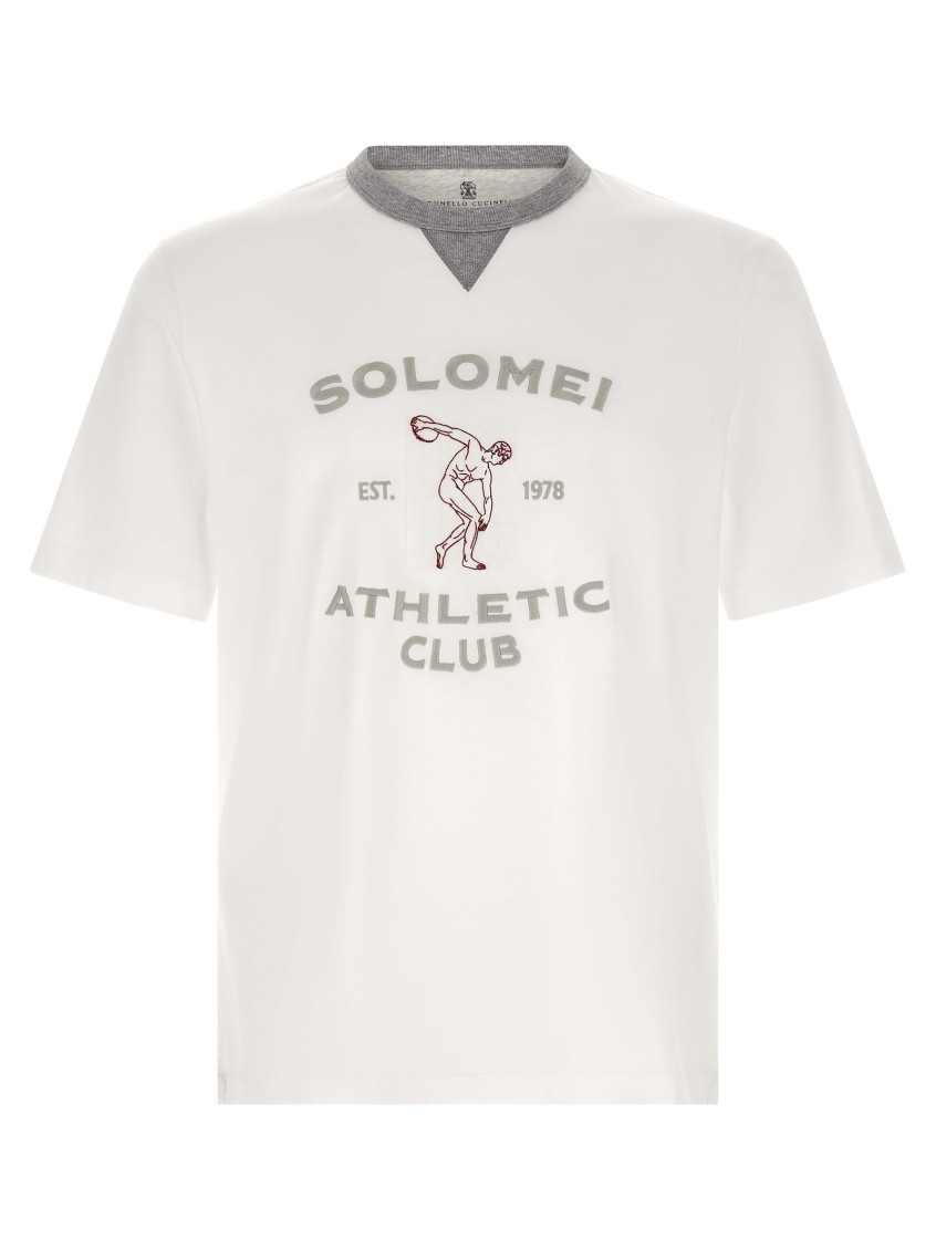 White Graphic Crew Neck T-Shirt