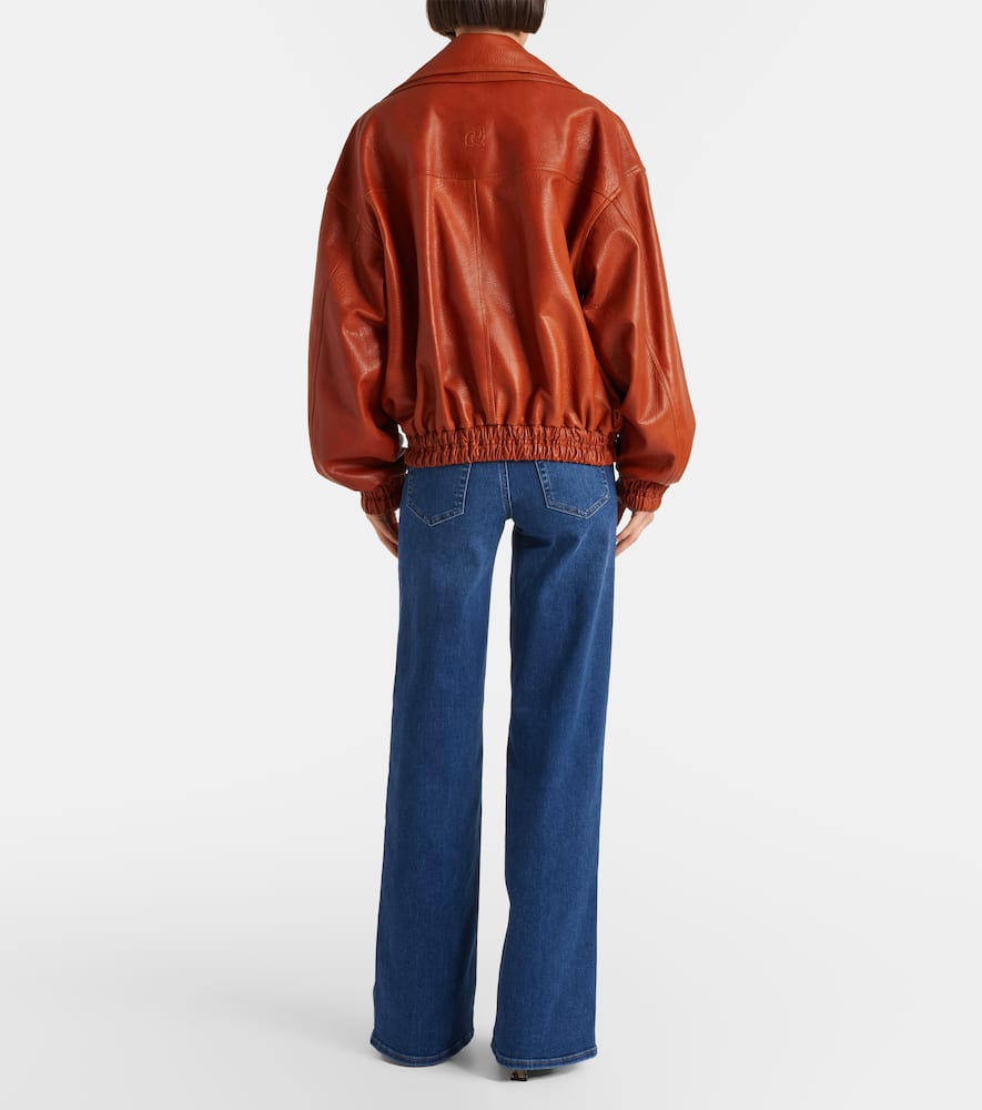 Le Slim high-rise wide-leg jeans