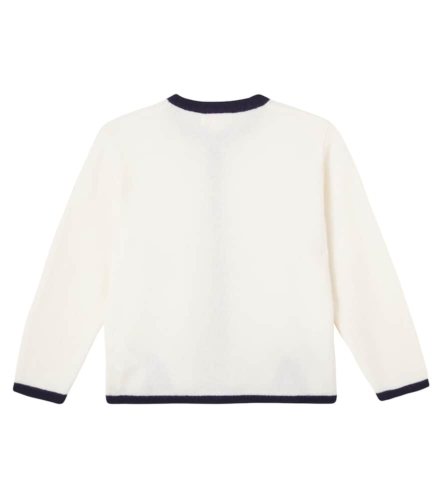 Konges Sløjd Alette bow-detail wool cardigan