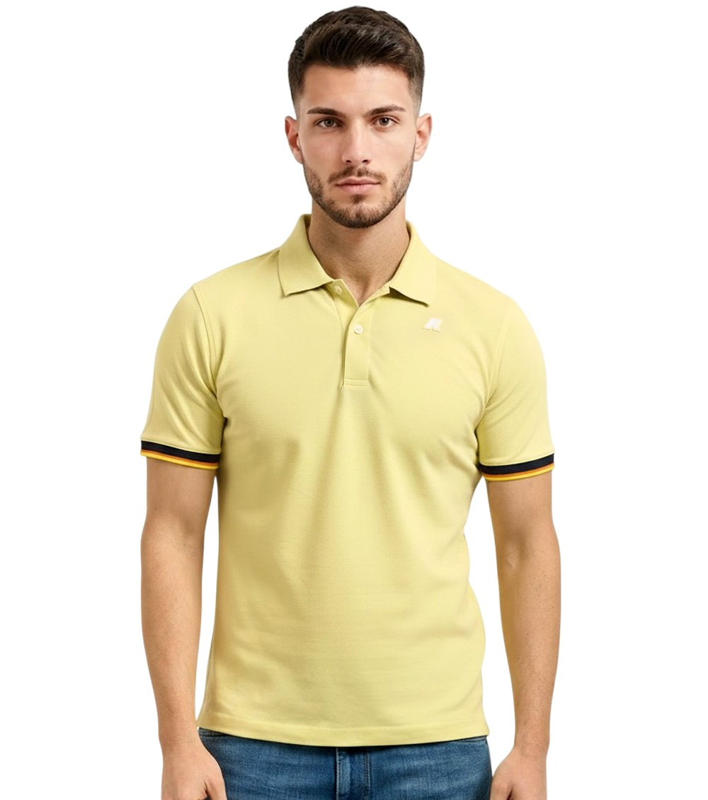 Yellow Shirt Collar Polo