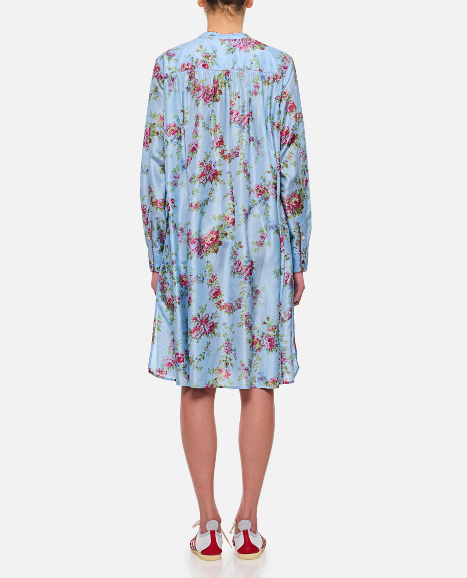Sky Blue Printed Dress