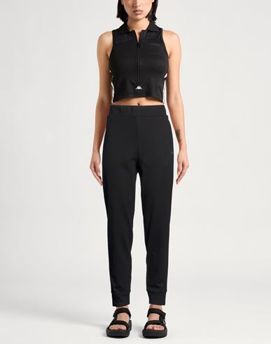 Woman Pants Black Size L Polyester, Cotton