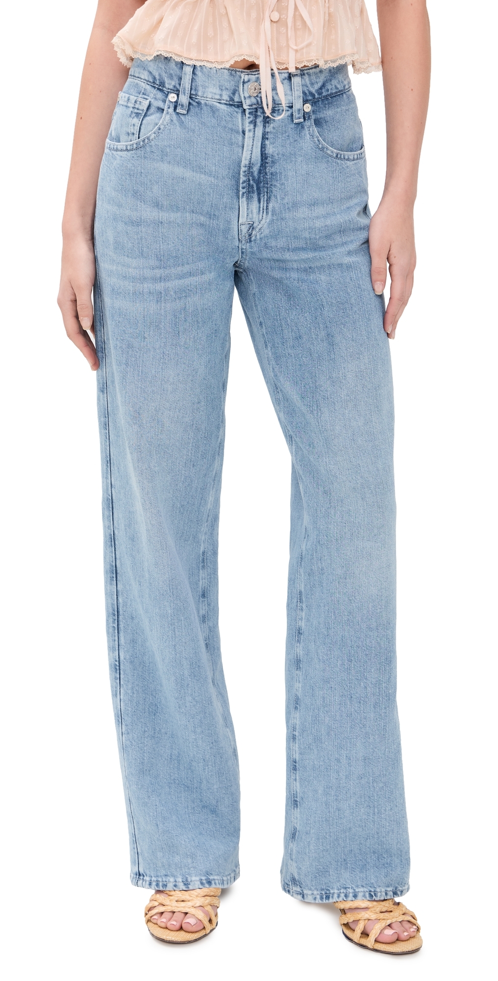 Stovepipe Straight Jeans Iris