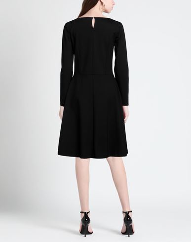 Woman Midi dress Black Size S Viscose, Polyamide, Elastane