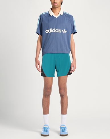 Ea7 Man Shorts & Bermuda Shorts Turquoise Size L Polyester, Elastane
