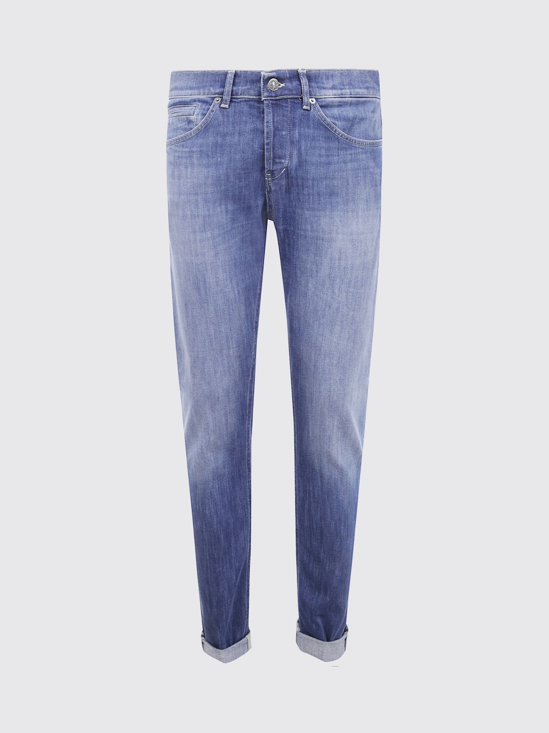 Pants Men color Denim