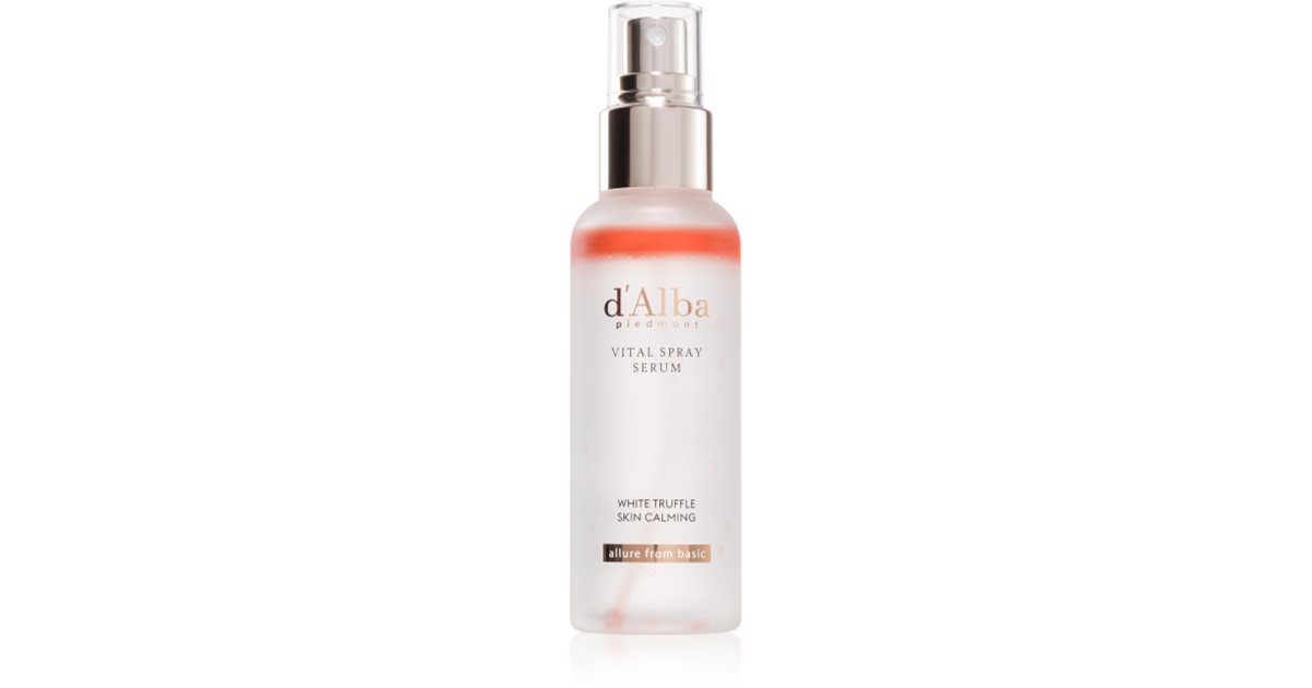D'Alba White Truffle Vital Spray Serum siero rivitalizzante viso in spray