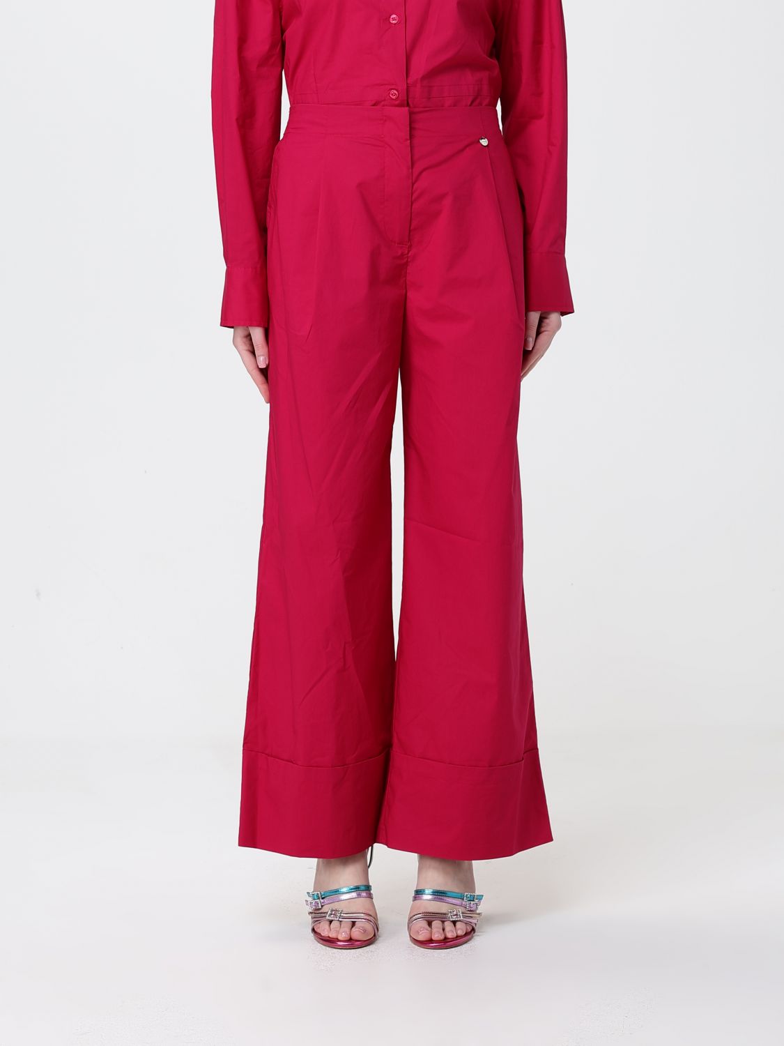 Pants Woman color Brown