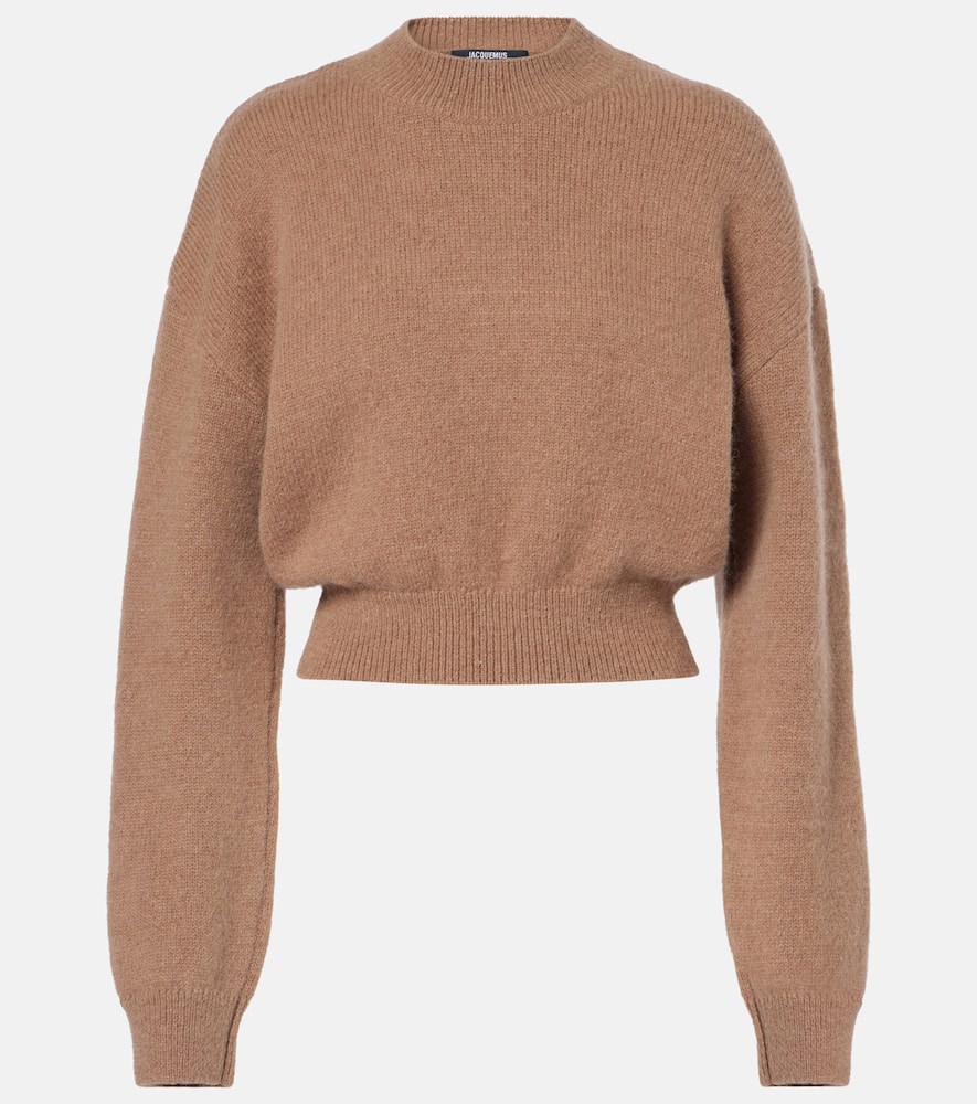 Alpaca and wool-blend sweater