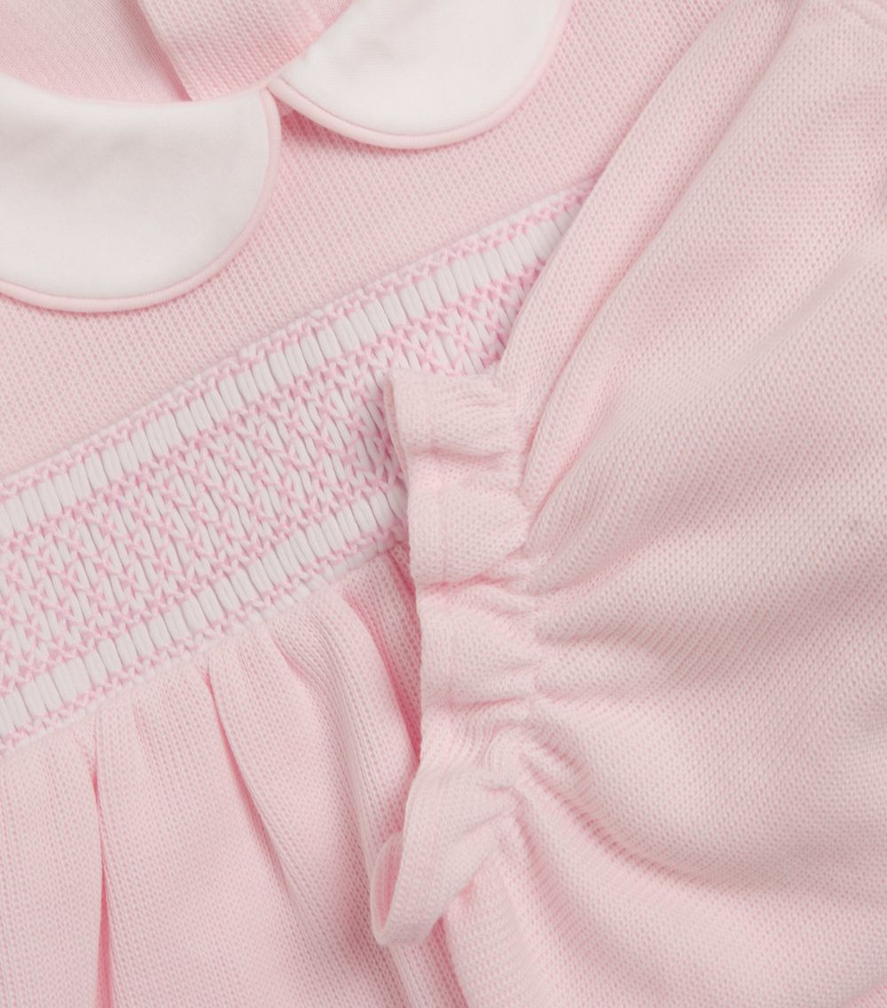 Cotton Smocked Top And Briefs Set (0-9 Months)