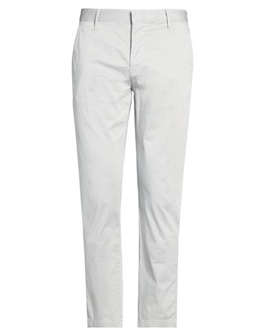 Man Pants Light grey Size 34 Cotton, Elastane