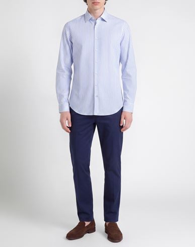 Man Shirt Azure Size 17 ¾ Polyamide, Elastane