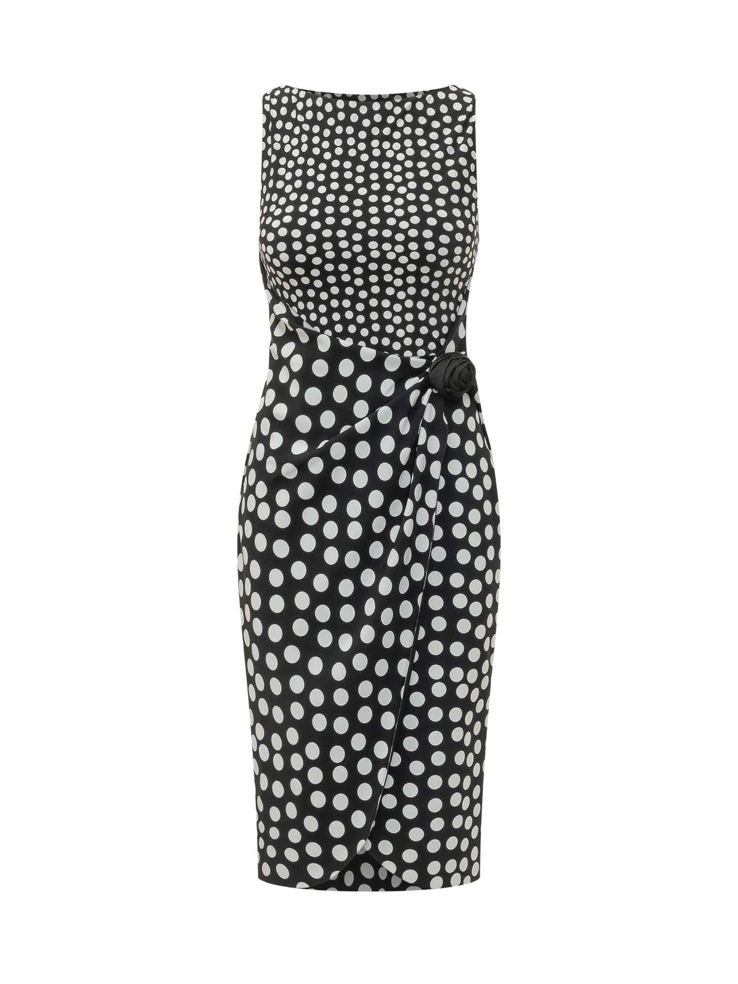 Chic Mini Suit with Unique Print and Draped Design