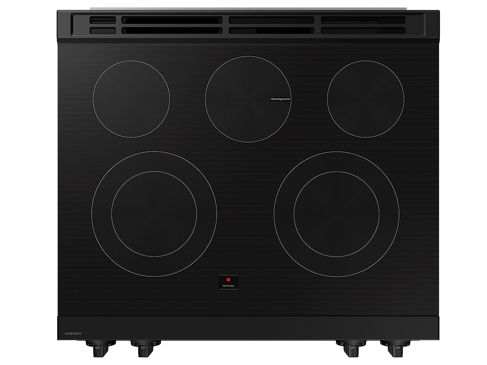 Bespoke 6.3 cu. ft. Smart Slide-In Electric Range with Precision Knobs in Matte Black Steel(NSE6DG8100MTAA)