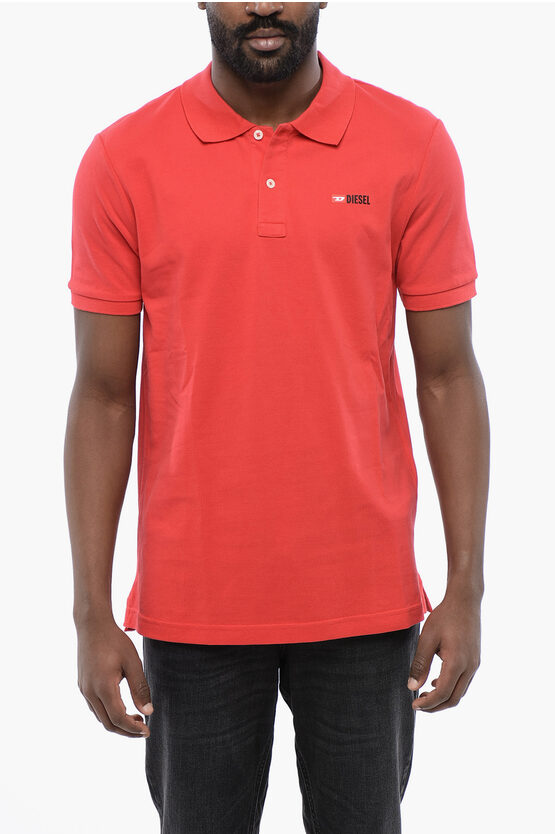 Slim Fit T-SMITH-DIV Polo Shirt with Contrasting Logo