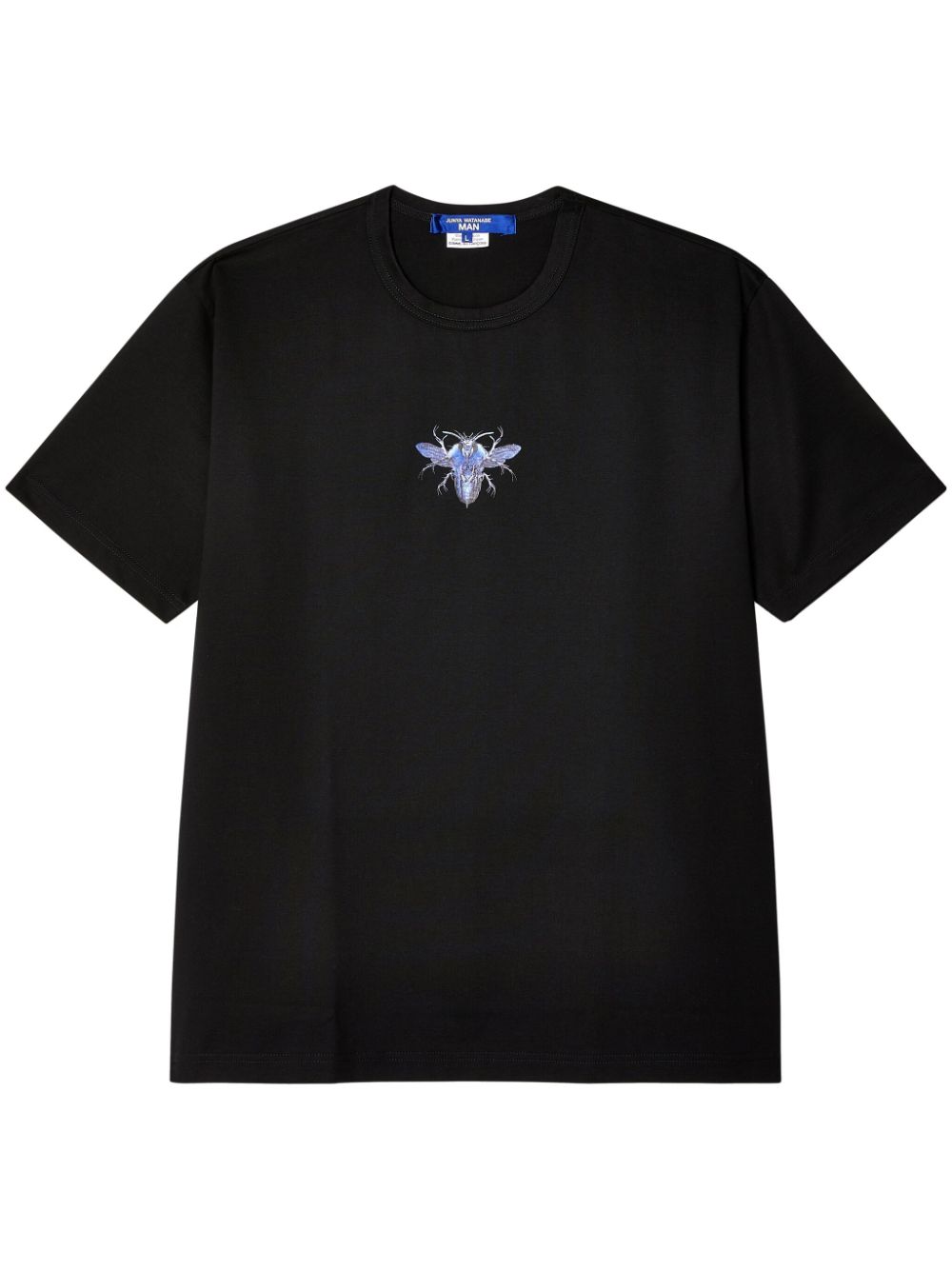 Graphic-print cotton T-shirt - Black