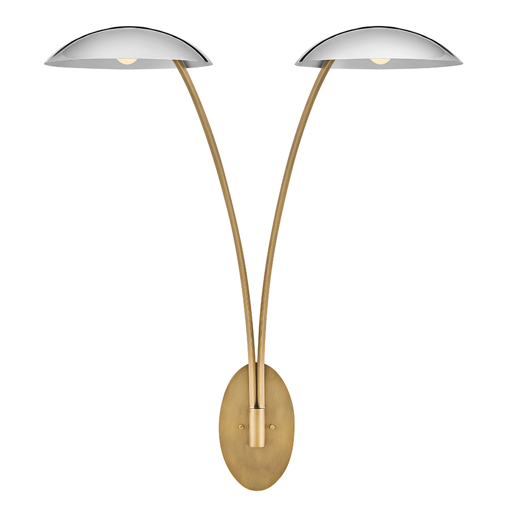 Heritage Brass LED Wall Sconce from the Glenn Collection