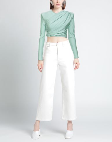 Woman Top Light green Size 2 Polyamide, Elastane