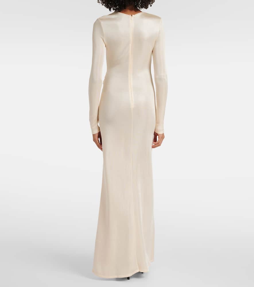 Luella draped jersey gown