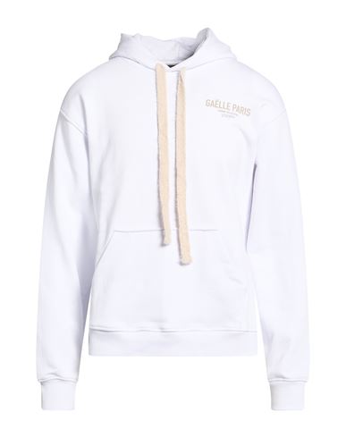 Homme Man Sweatshirt White Size M Cotton, Polyester