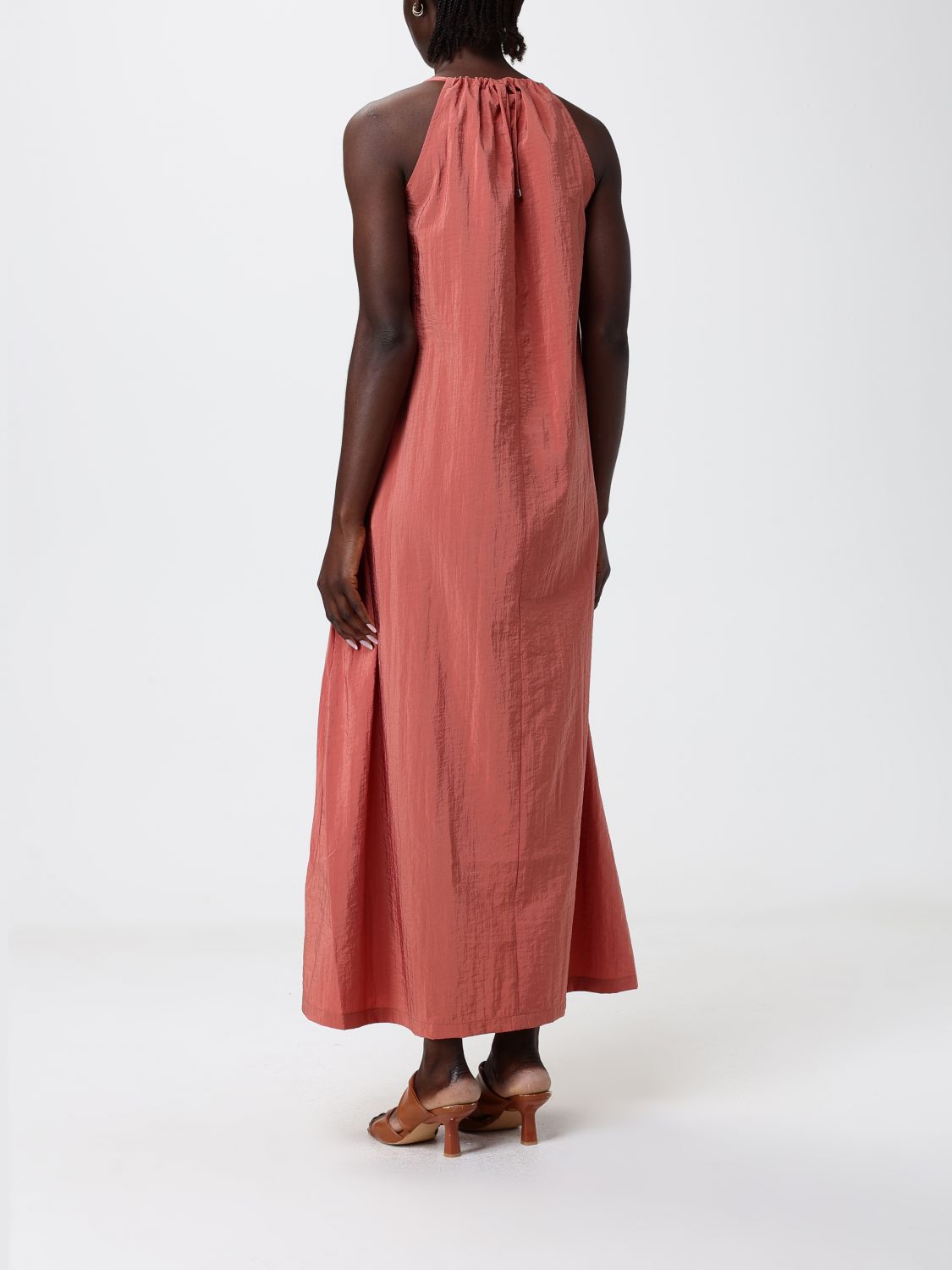 Dress Woman color Brick Red