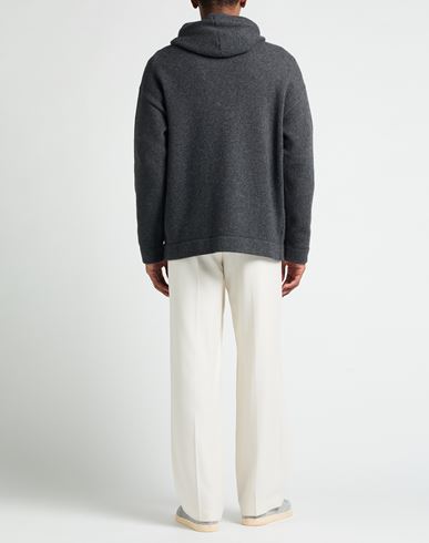 Man Sweater Charcoal Size L Wool, Polyamide