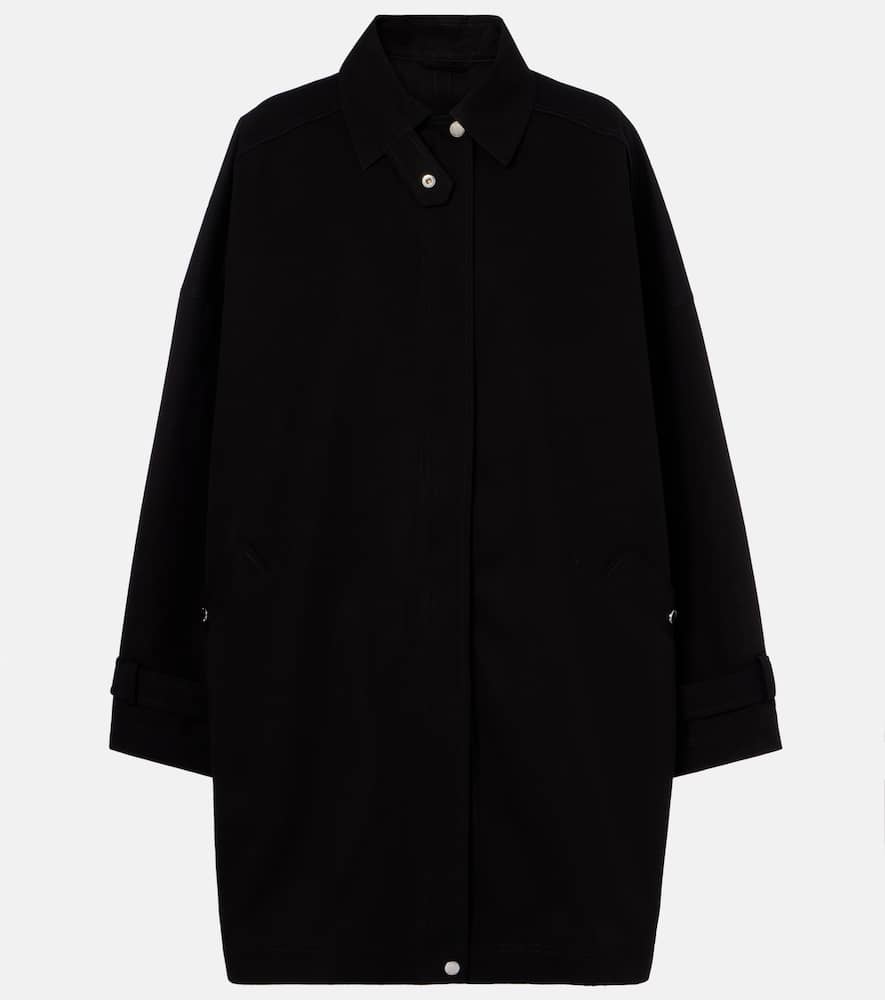 Oversized cotton coat