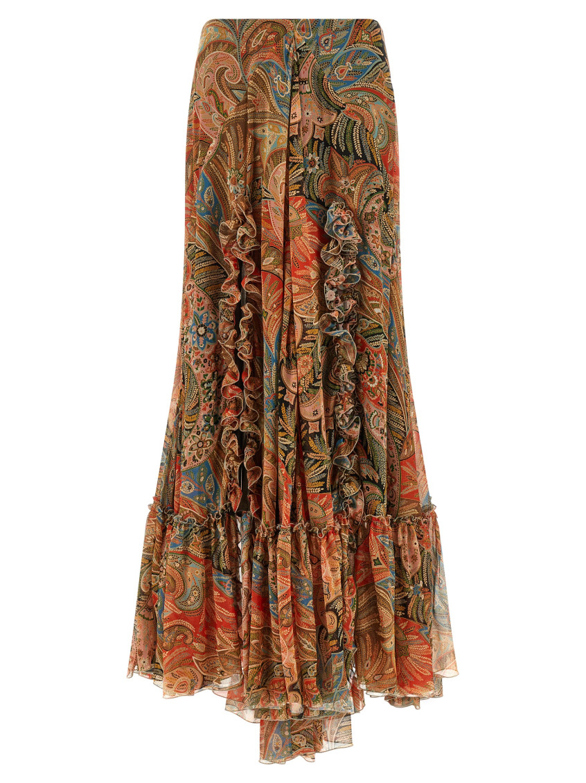 Paisley Foliage Skirt