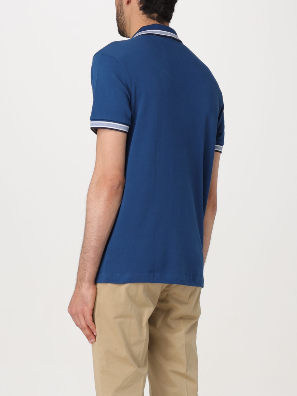 Polo Shirt Men color Blue
