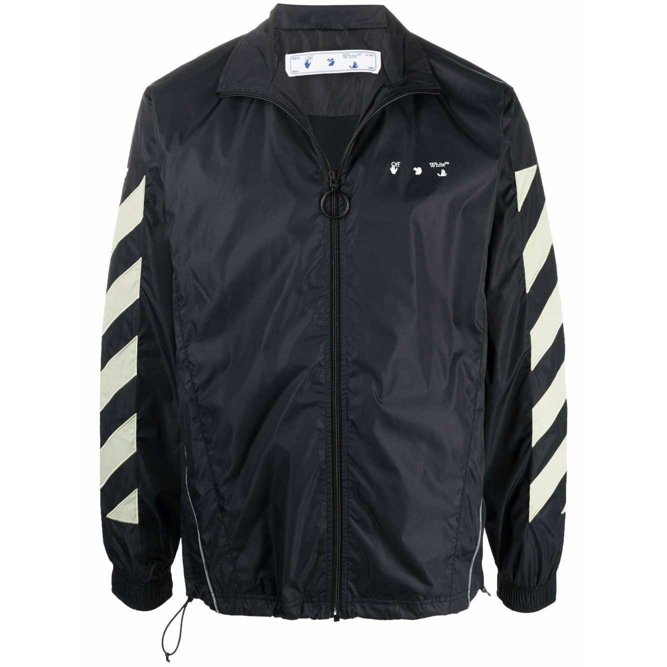 Logo-print windbreaker