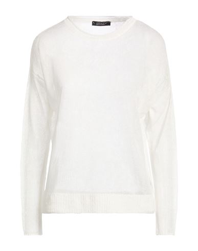 Woman Sweater White Size 4 Linen