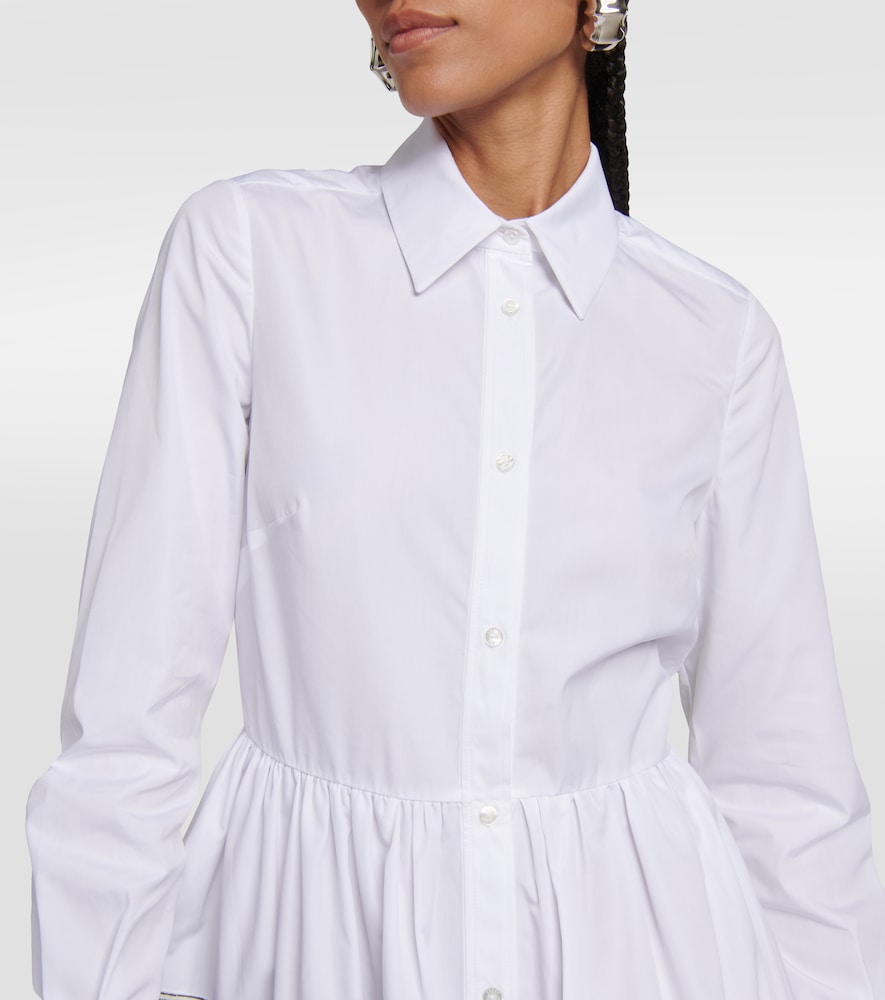 Sutton printed cotton shirt dress
